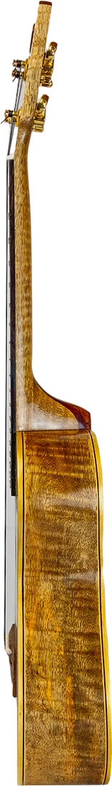 Thumbnail: Hawaiian Curly Mango "Hōnu" Tenor Ukulele Handcrafted Ukulele by a Local Artisan
