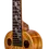 Thumbnail: Waimea Valley Curly Hawaiian Koa Waves Concert  Handcrafted Ukulele