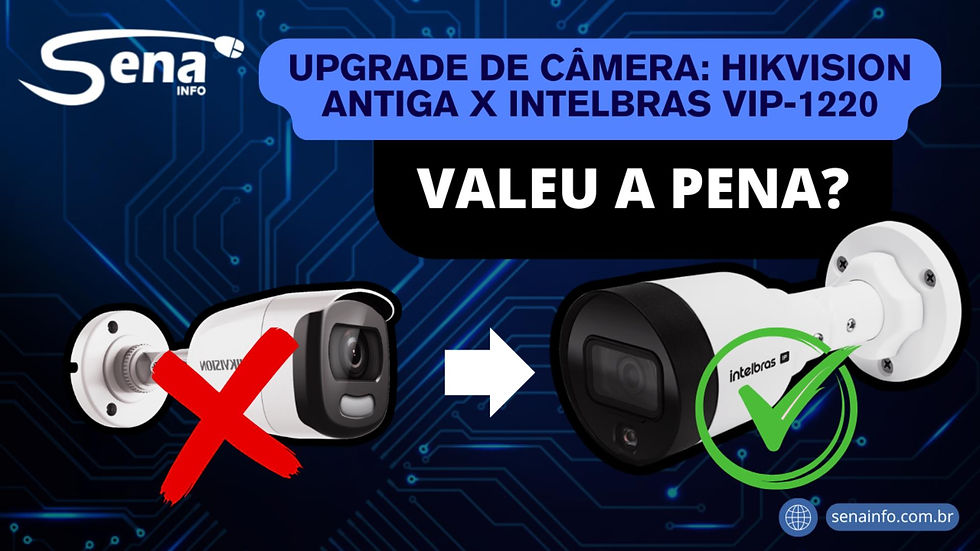 Upgrade de Câmeras - Troca Hikvision por Intelbras VIP 1220