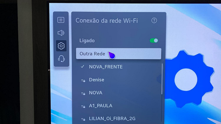 configuração da rede wifi