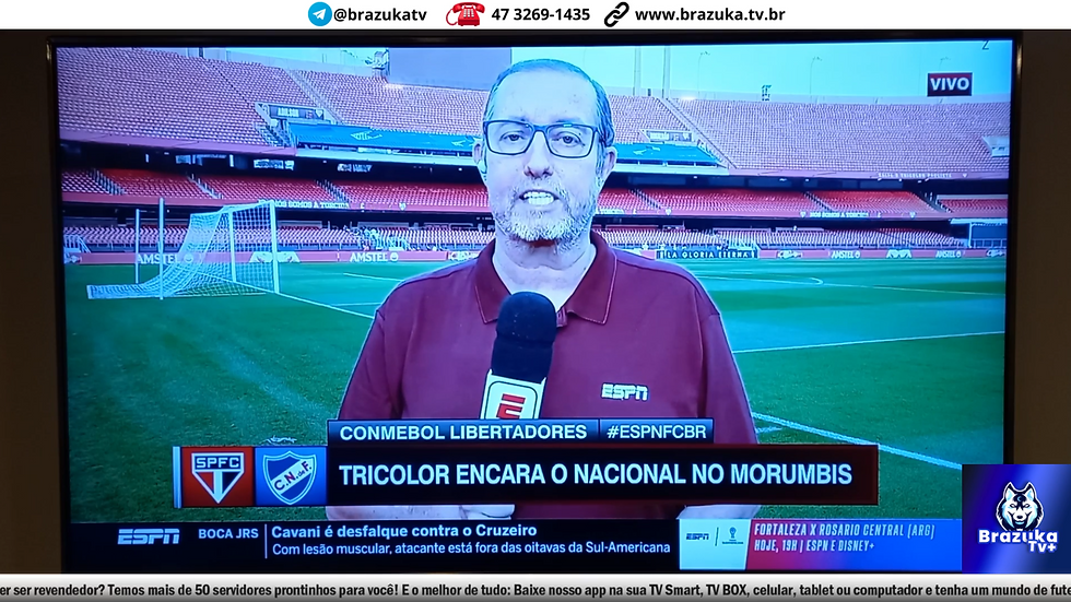 Lista de Canais no SS IPTV