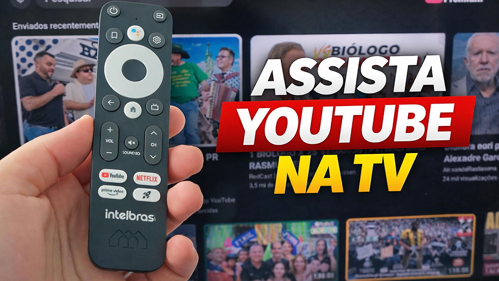 TV Box Intelbras Como Assistir YouTube na TV