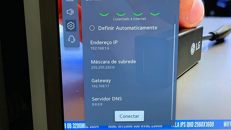 alterando o dns lg smart