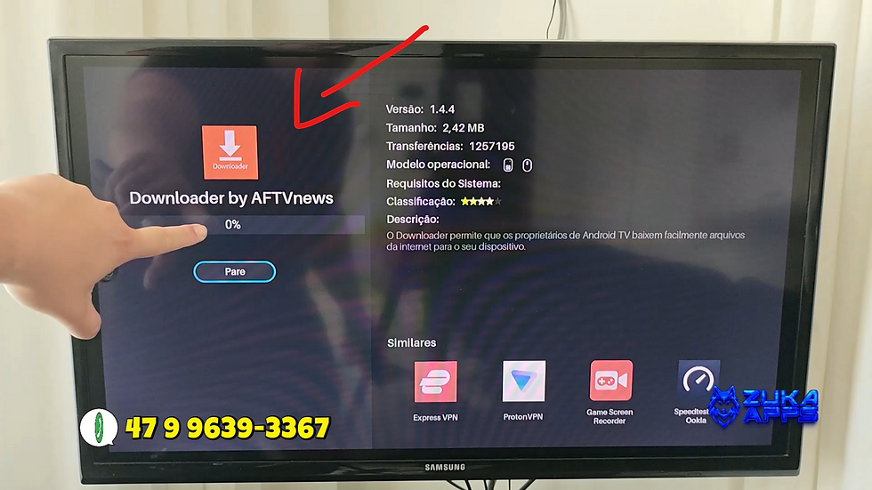 App Downloader by AFTVNews no seu BTV Express