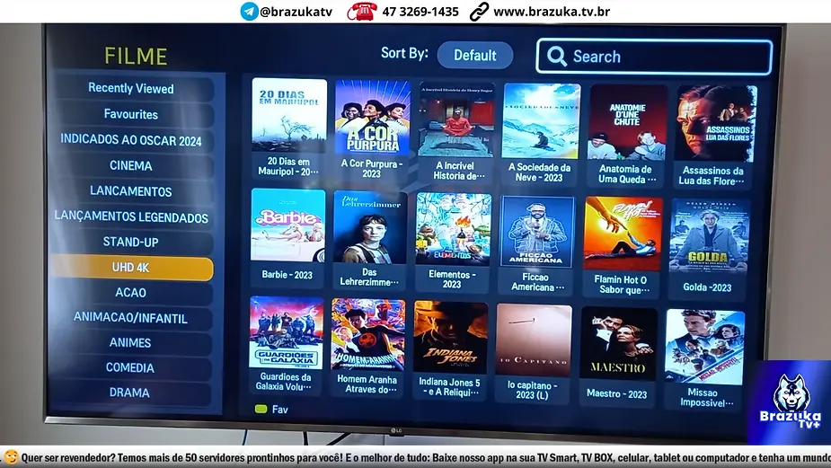 Miniatura: lista de canais iBOXX Player