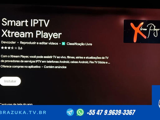Smart IPTV Xtream Player na Play Store do Android-TV