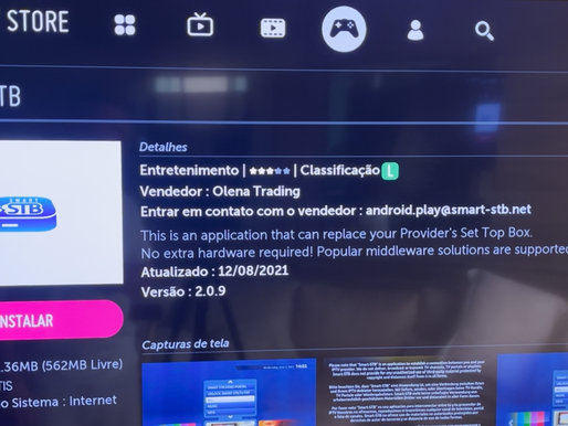 Como baixar o aplicativo Smart STB?