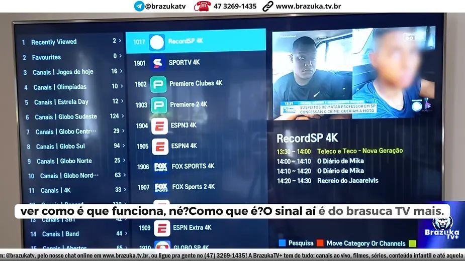 Miniatura: Canais BOB PLAYER