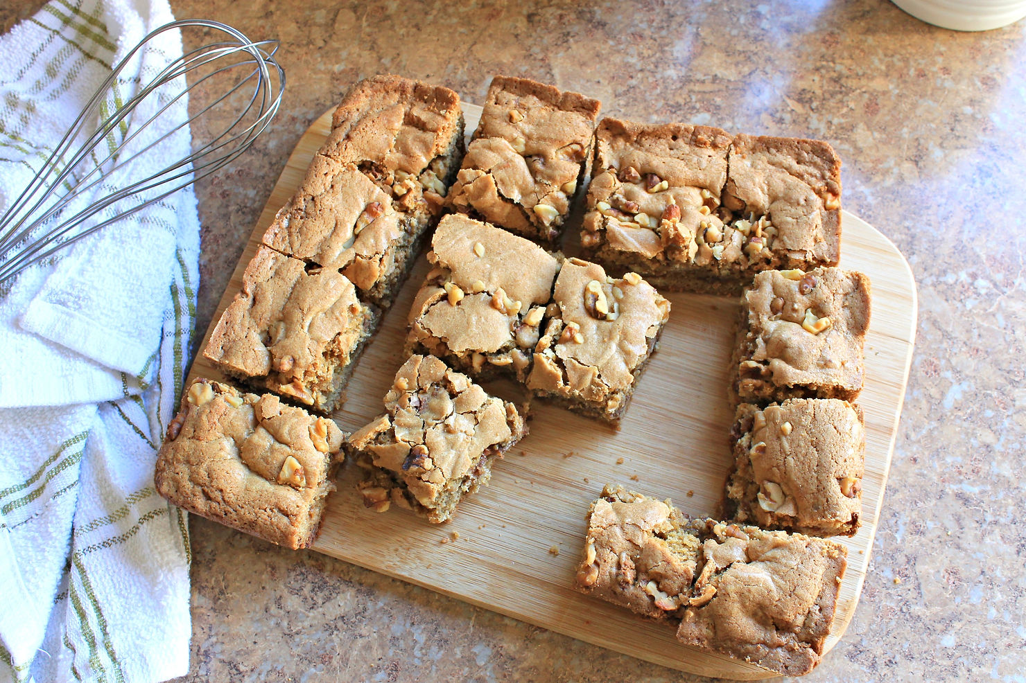 game day blonde brownies