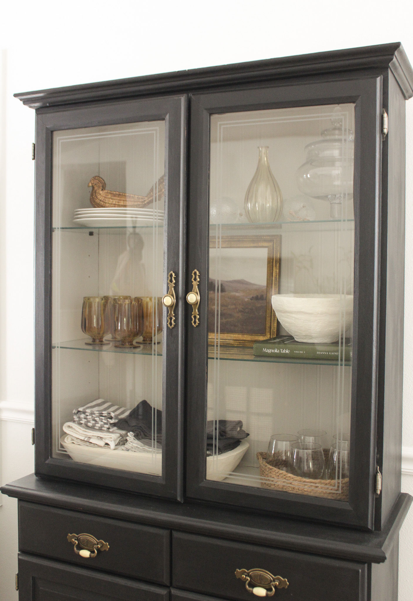 Thrifted Display Hutch Makeover