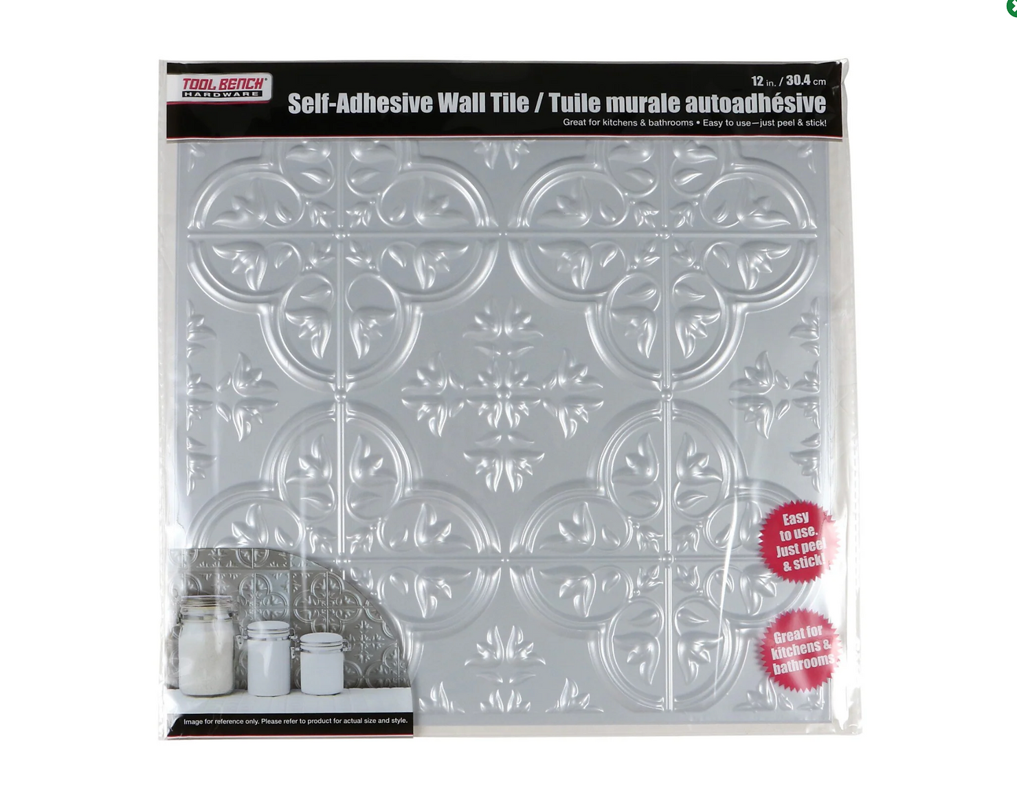 dollartree peel and stick tiles
