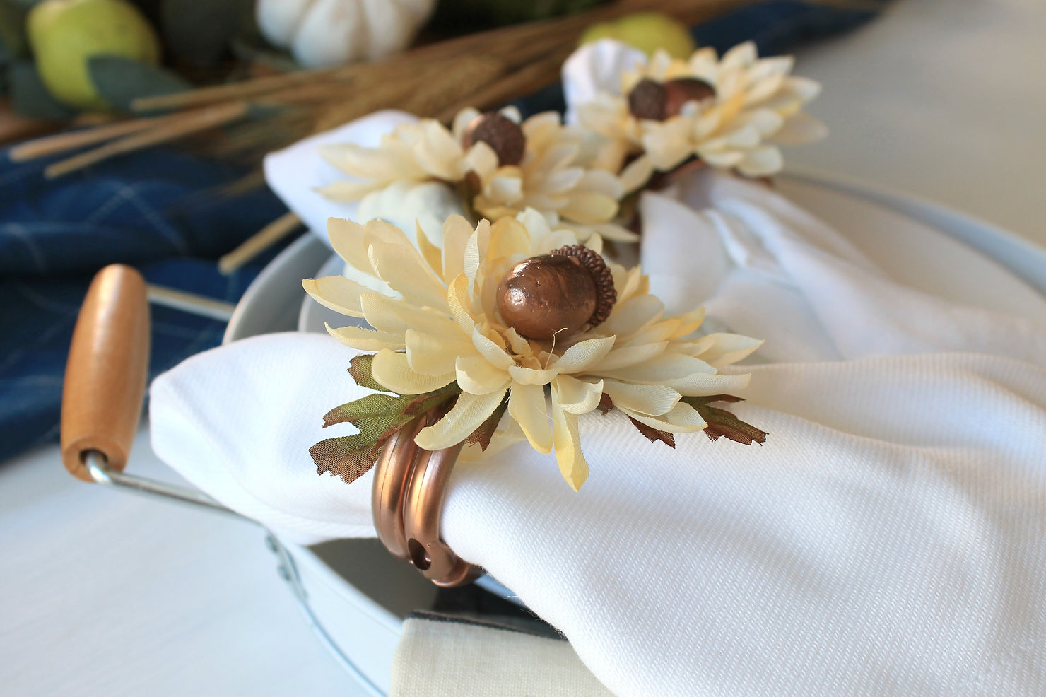 Fall Inspired DIY Napkin Rings 
