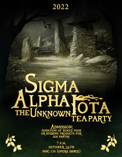 SAI Tea Party Poster