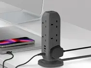 Momax ONEPLUG Power Tower 讓生活變得更簡潔,整理桌面由直立式插座開始。