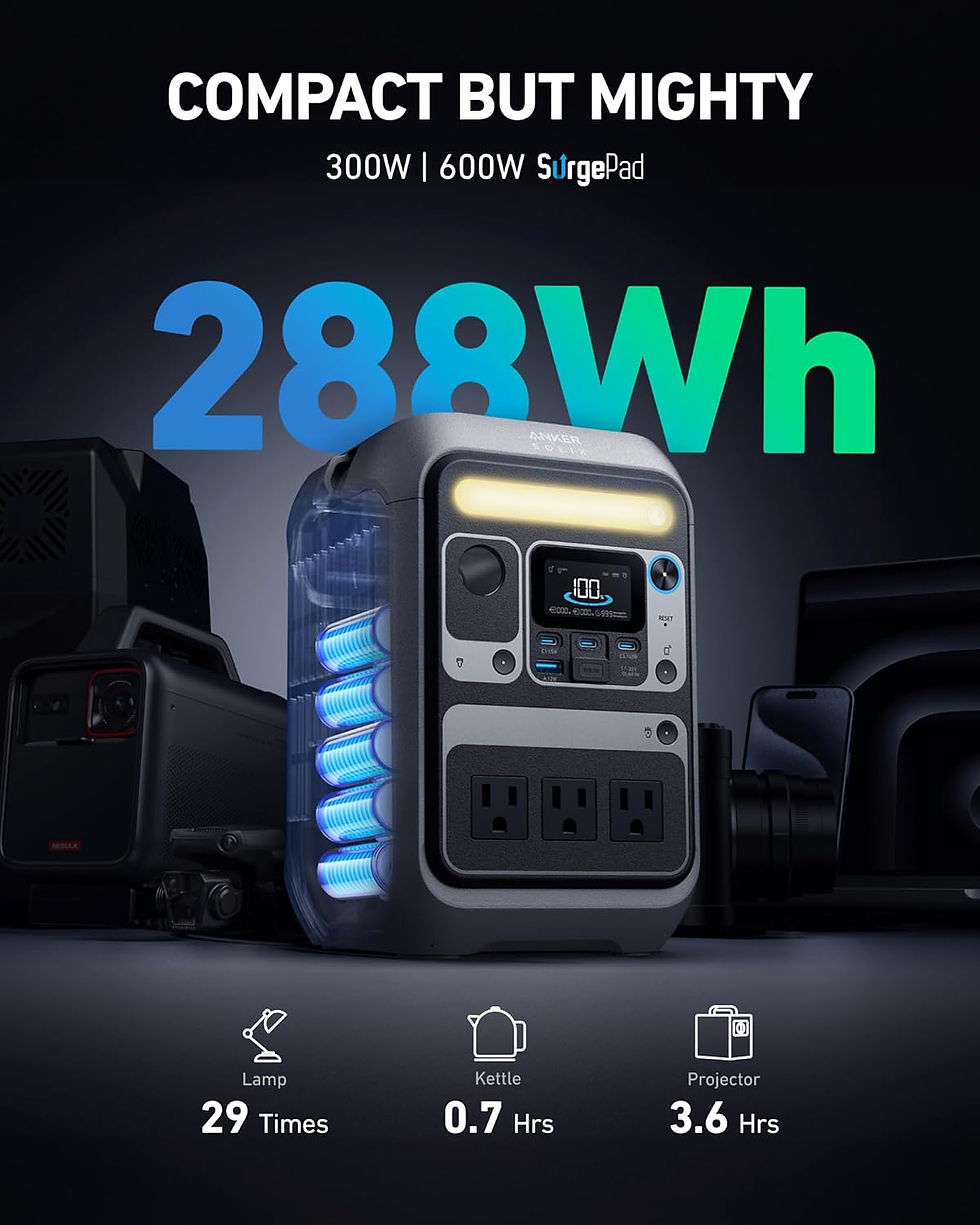 Anker Solix C300 戶外儲能行動電源站