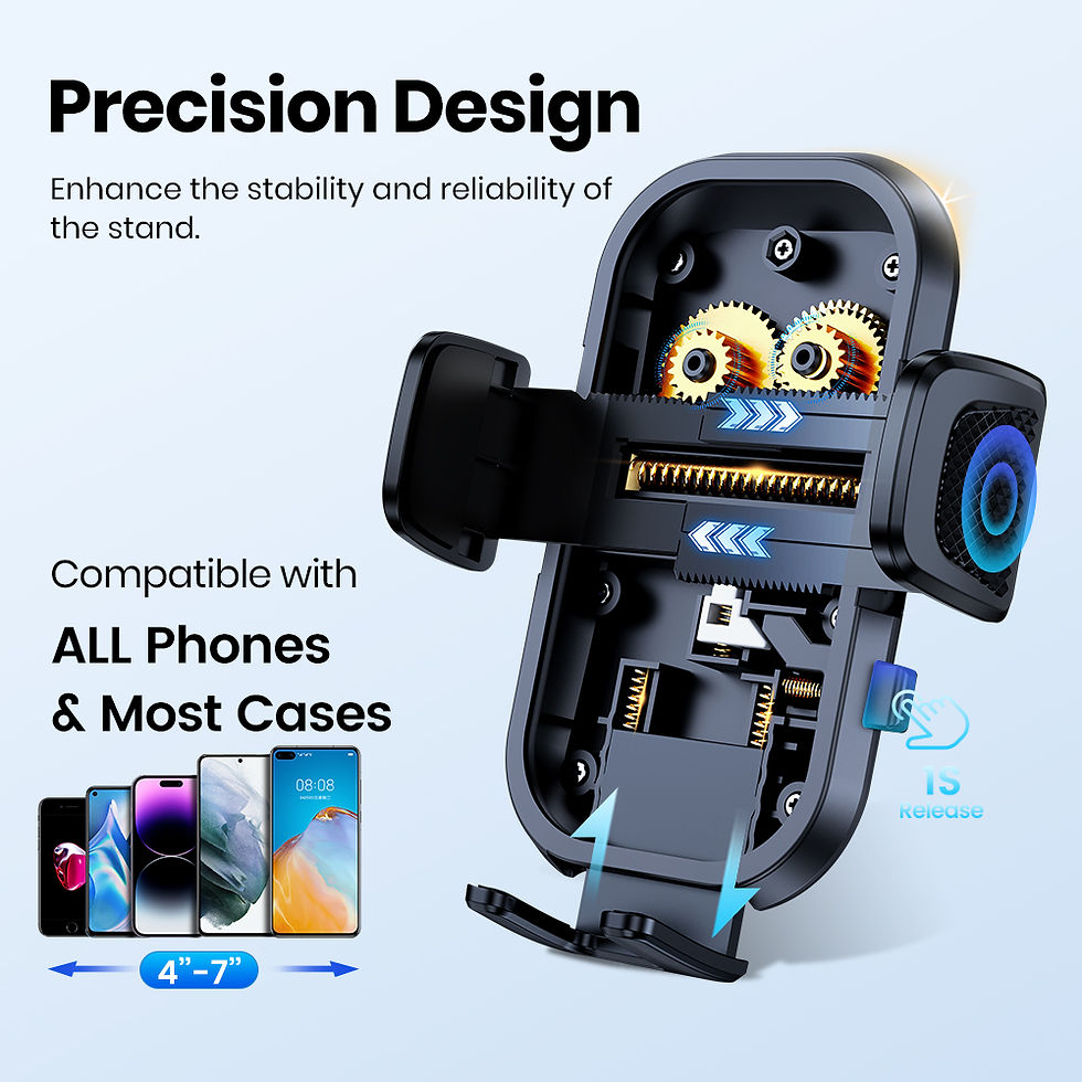 Thumbnail: TOPK Gravity Car Phone Holder - Universal Air Vent Mount