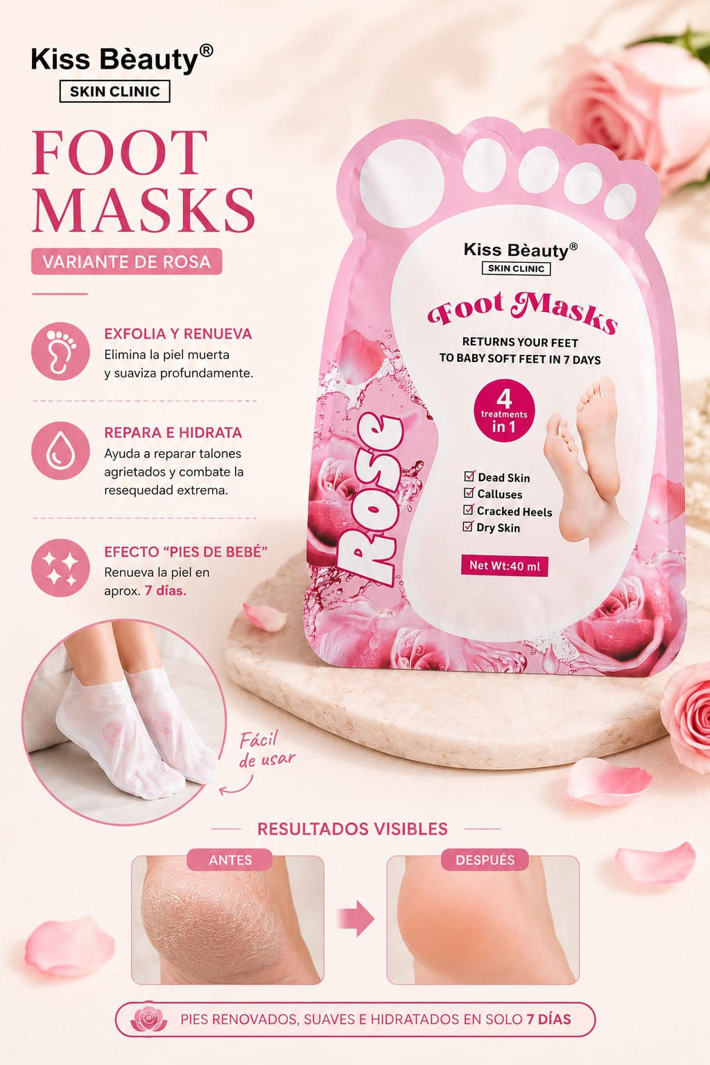 Mascarilla de pie