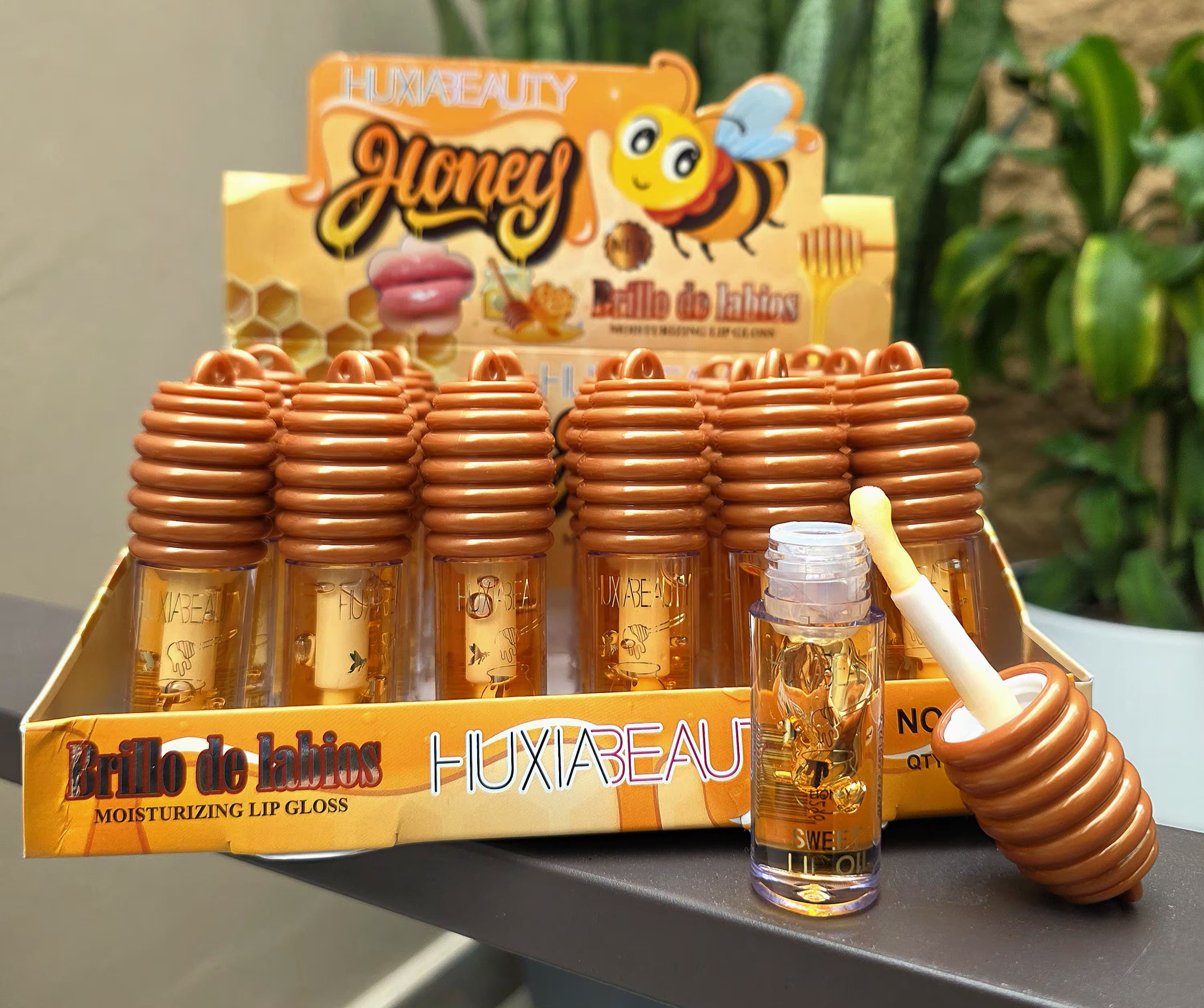 Lip gloss de miel