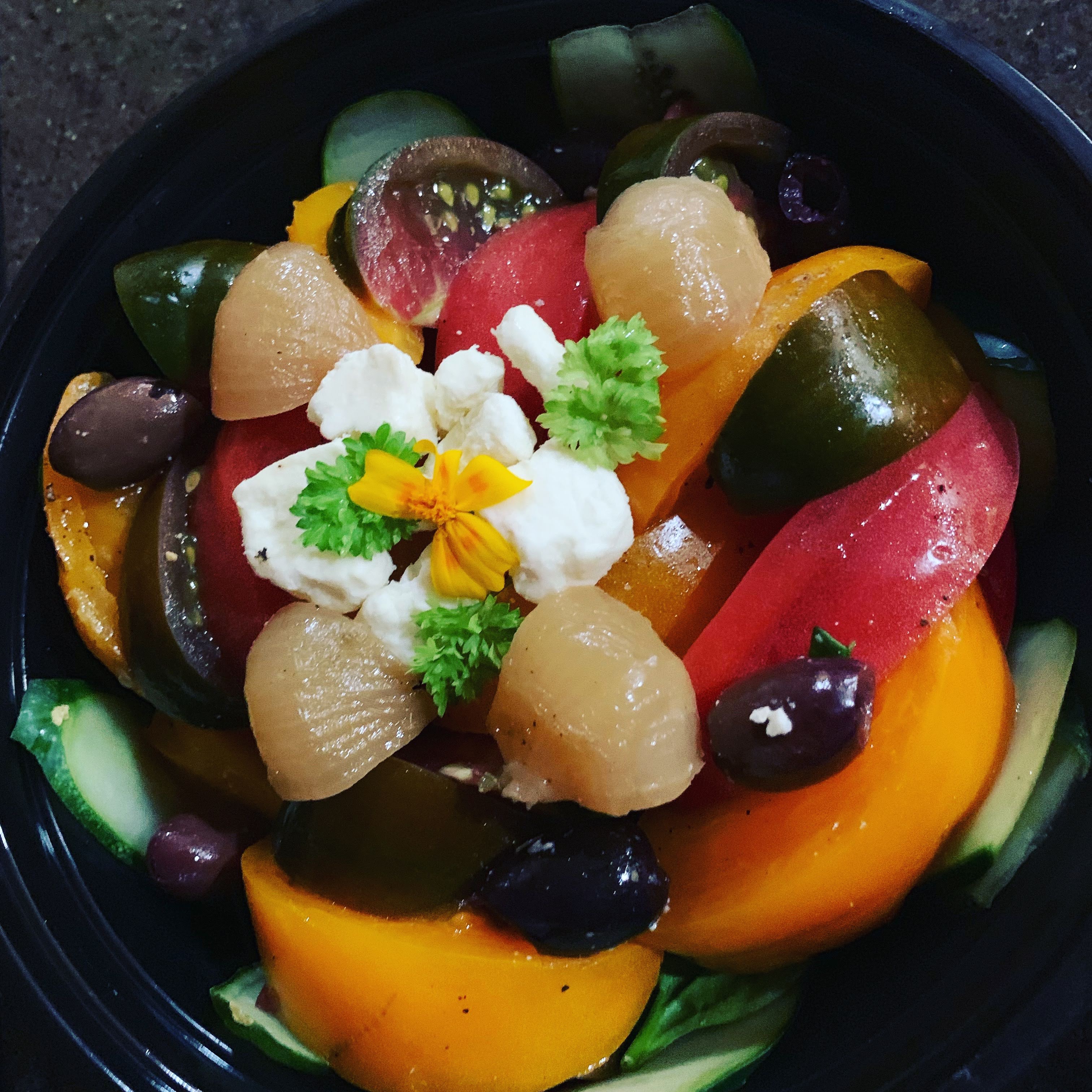 Arranged Food and Objects