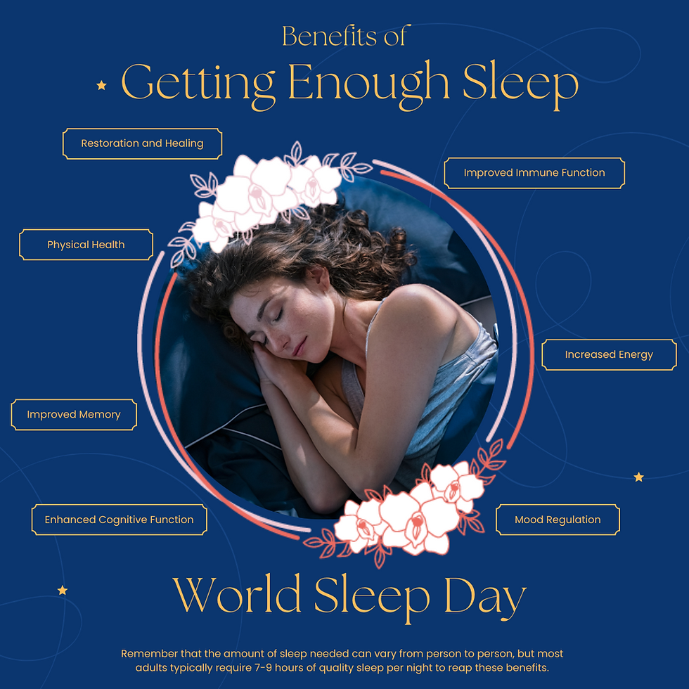 World Sleep Day - Top Tips To Improve Sleep