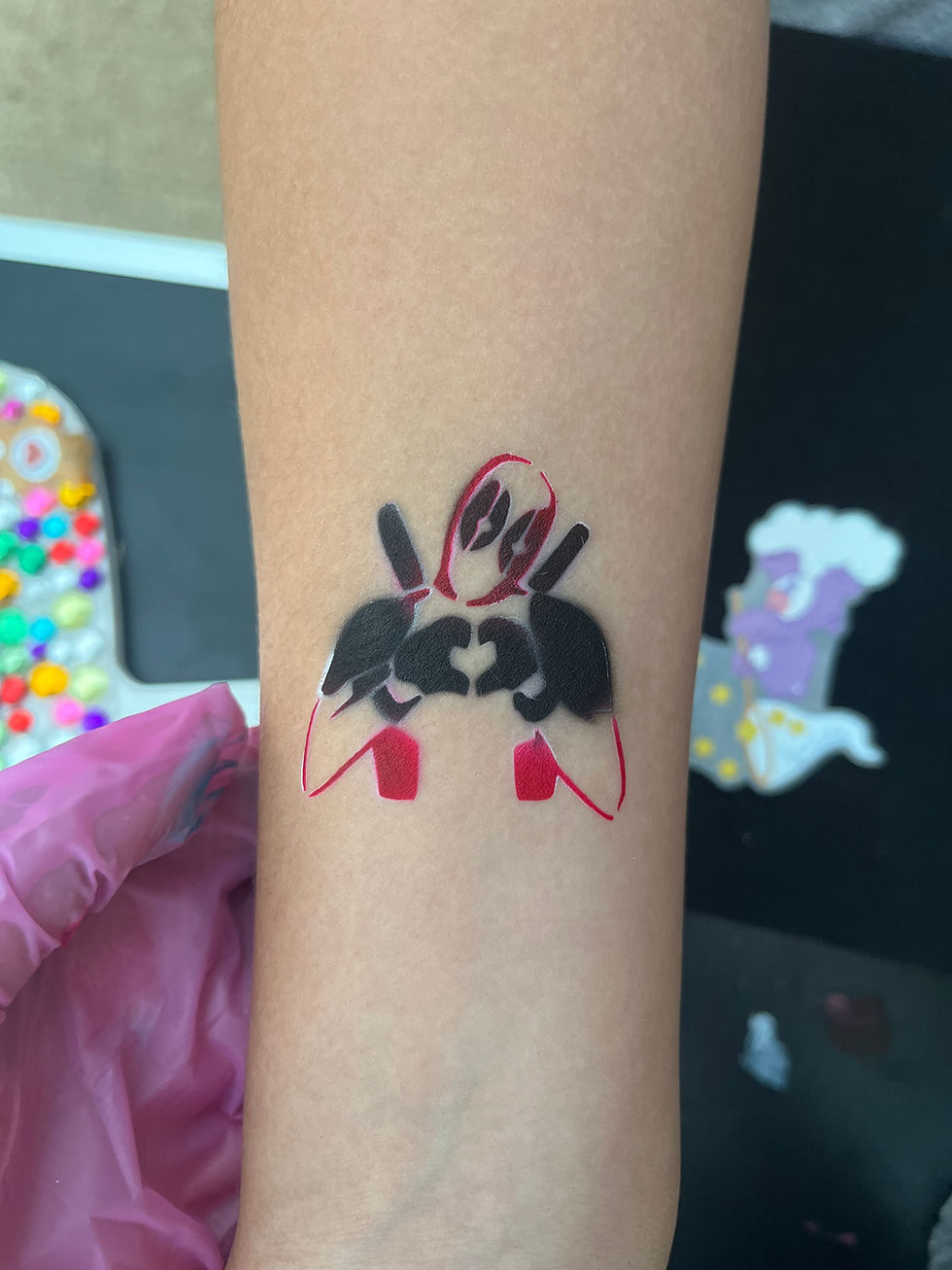 face paint design - hero