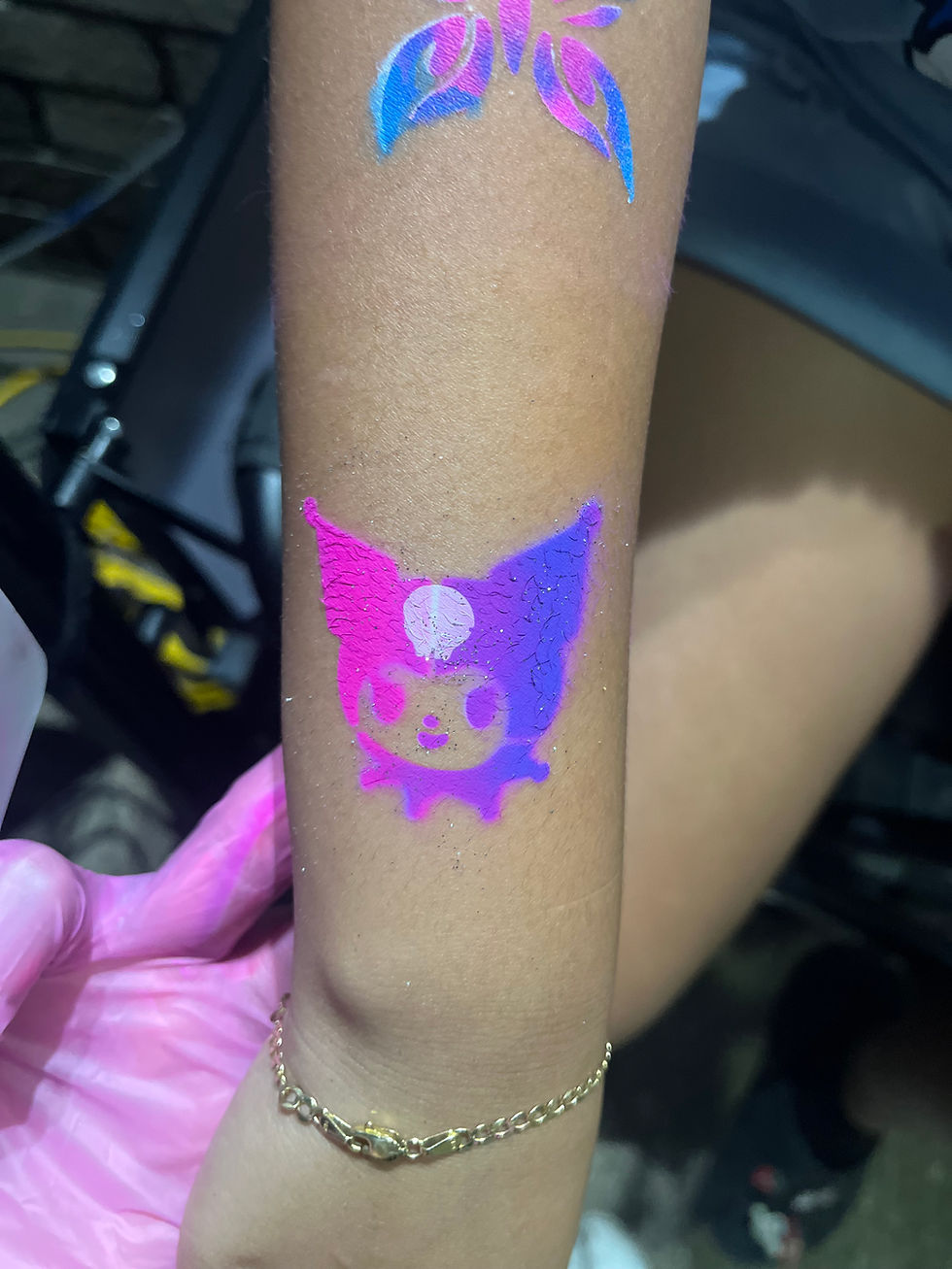 face paint design - sanrio
