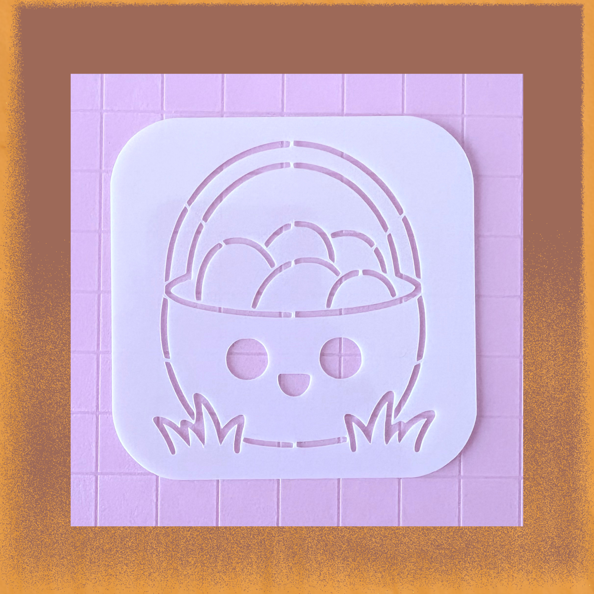 Easter Basket Stencil