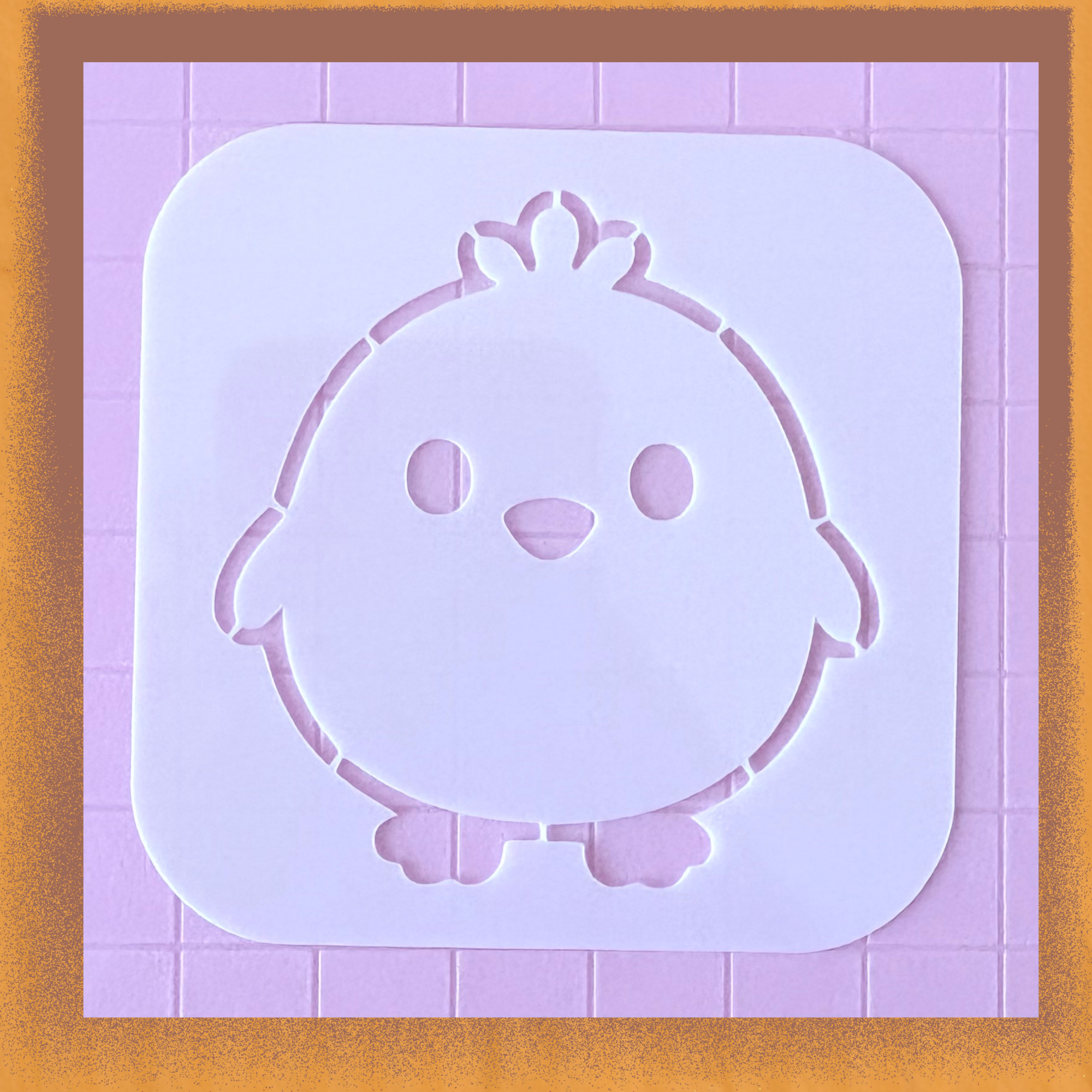 Baby Chicken Stencil