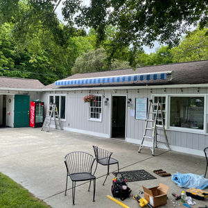 Awning Installation in Wilton, Connecticut, Custom Awnings and Screens Company in Connecticut Awnings Boys Service LLC 