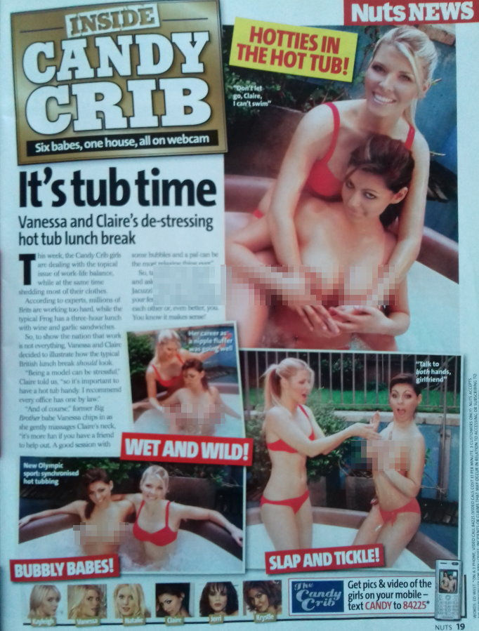 Thumbnail: Nuts 2-8 June 2006 - Imogen Thomas, Claire Andrisani, Kayleigh