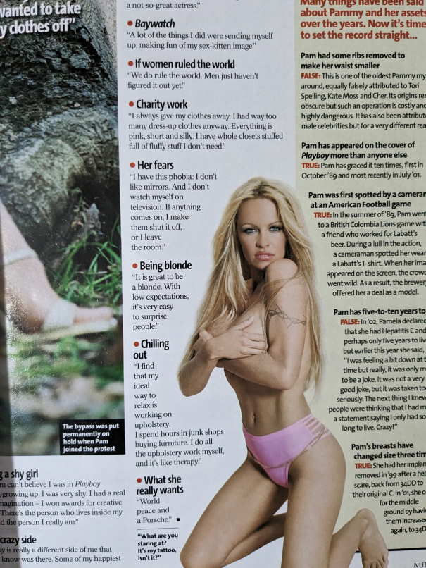 Thumbnail: Nuts 12-18 March 2004 #11  - Pamela Anderson, Kelly Brook