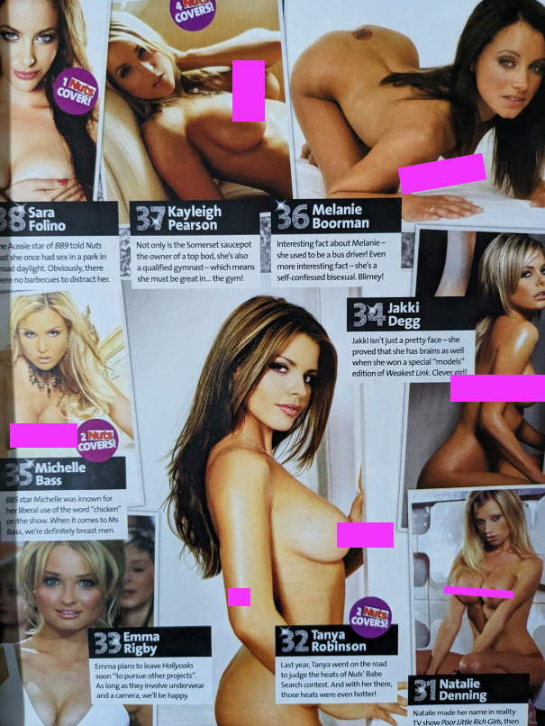 Thumbnail: Nuts  9-15 Jan 2009 - Matt Groening, Lucy Pinder, Sophie Howard