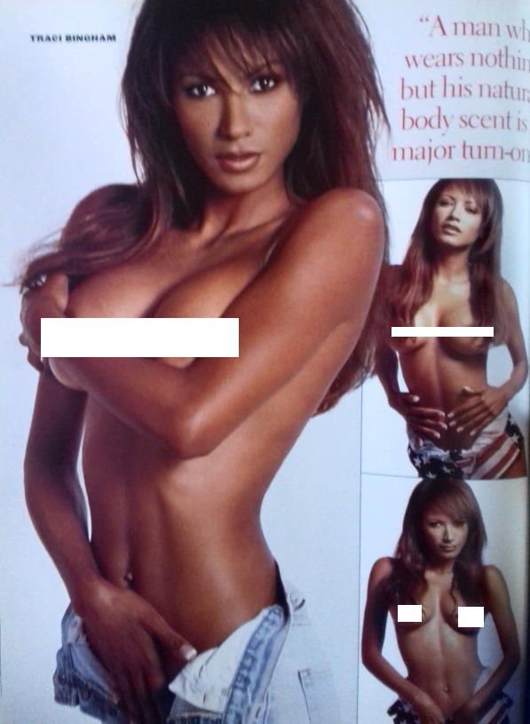 Thumbnail: FHM Oct 1997 #93 - Louise Redknapp, Traci Bingham
