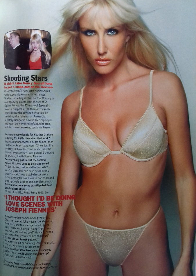 Thumbnail: FHM March 2002 #147 - Joanna Taylor, Elisa Donovan, Emma Caulfield