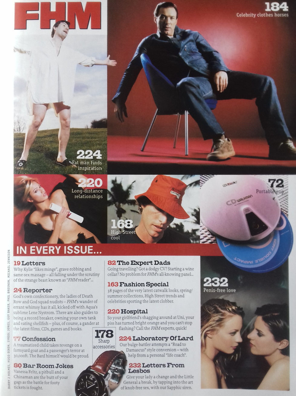 Thumbnail: FHM March 2000 #122 - Virginie Ledoyen, Naomi Watts, Dina Meyer