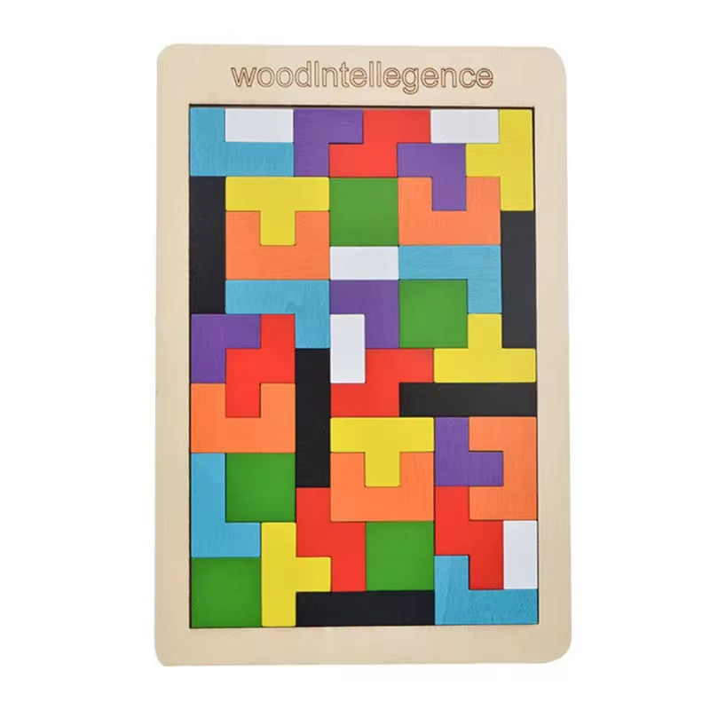 Miniature : Colorful Jigsaw puzzle board Montessori educational toy