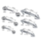 الصورة المصغرة: 5pcs 16G Curved surgical steel barbell banana piercing Jewelry 