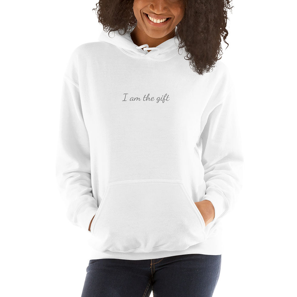 Thumbnail: I am the gift Hoodie - white