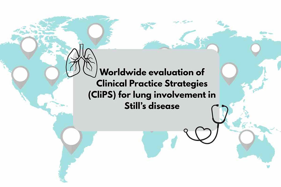 Worldwide evaluation of Clinical Practice Strategies (CliPS) for lung involvement in Still’s disease within the JIR-CliPS network: a COST action