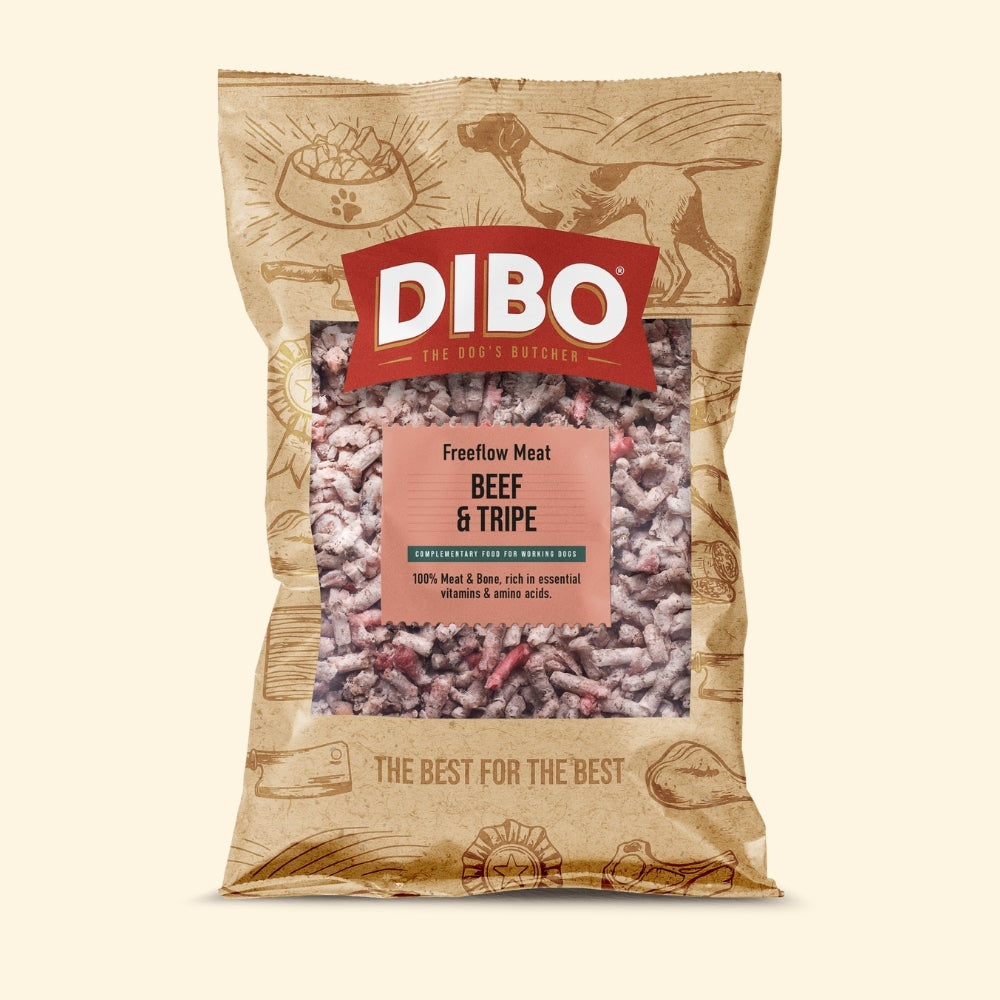 Dibo (Totally Natural) Beef & Tripe Freeflow 1kg