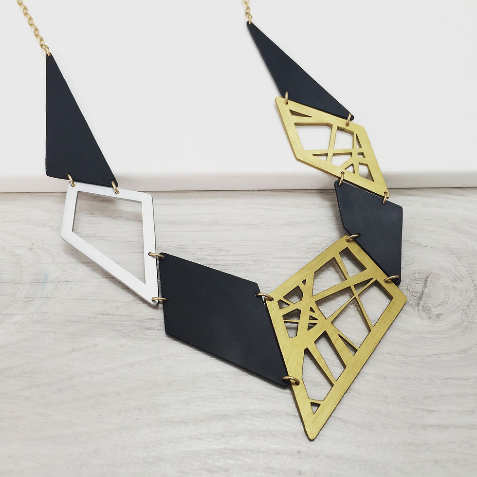 GEOMETRIC RHAMBUS NECKLACE