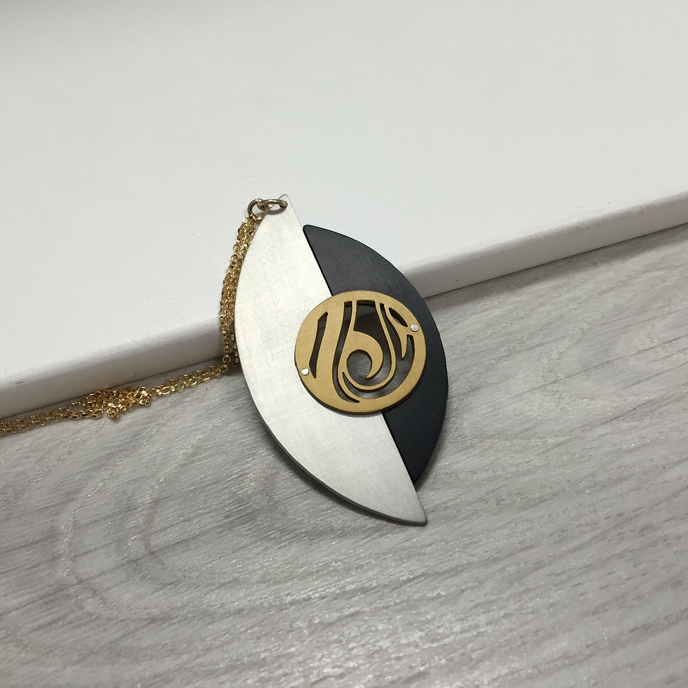 GOLD EYE NECKLACE