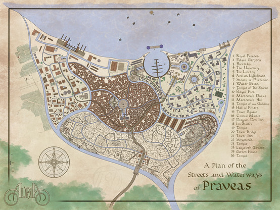 Praveas City Map