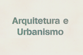 ARQUITETURA E URBANISMO