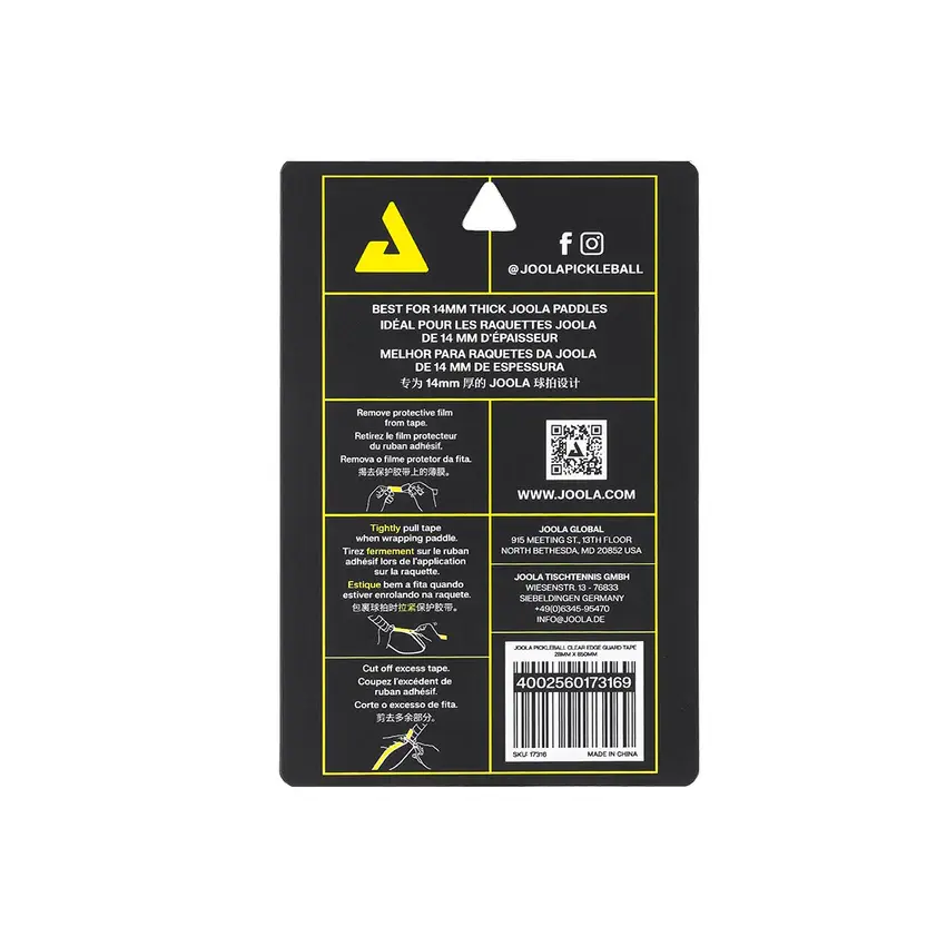 Thumbnail: JOOLA Pickleball Clear Edge Guard Tape
