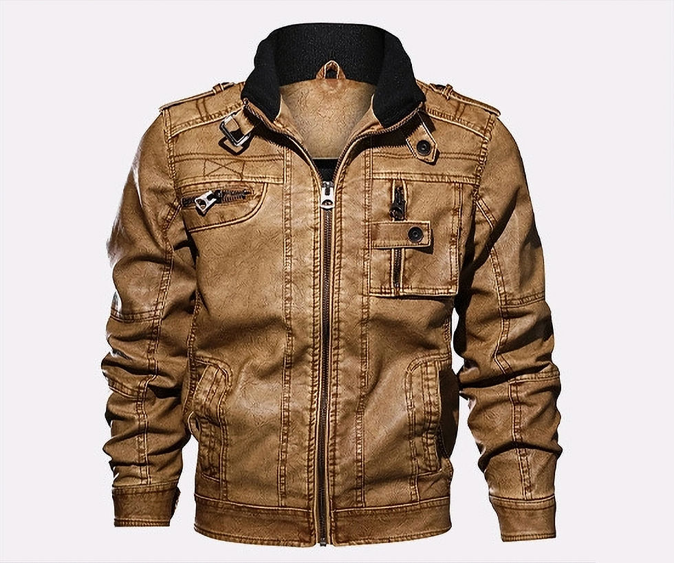Thumbnail: Locomotive PU Leather Jacket
