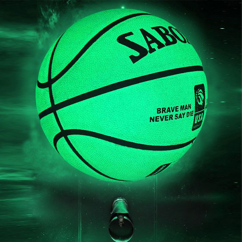 Thumbnail: Reflective Fluorescent Basketball Standard Baksetball