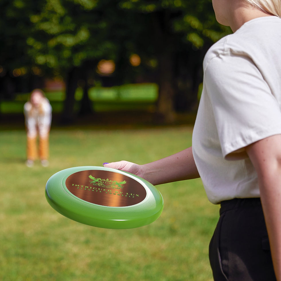Thumbnail: "INTRIGUED BY LUX" Metallic Colored Wham-O Frisbee