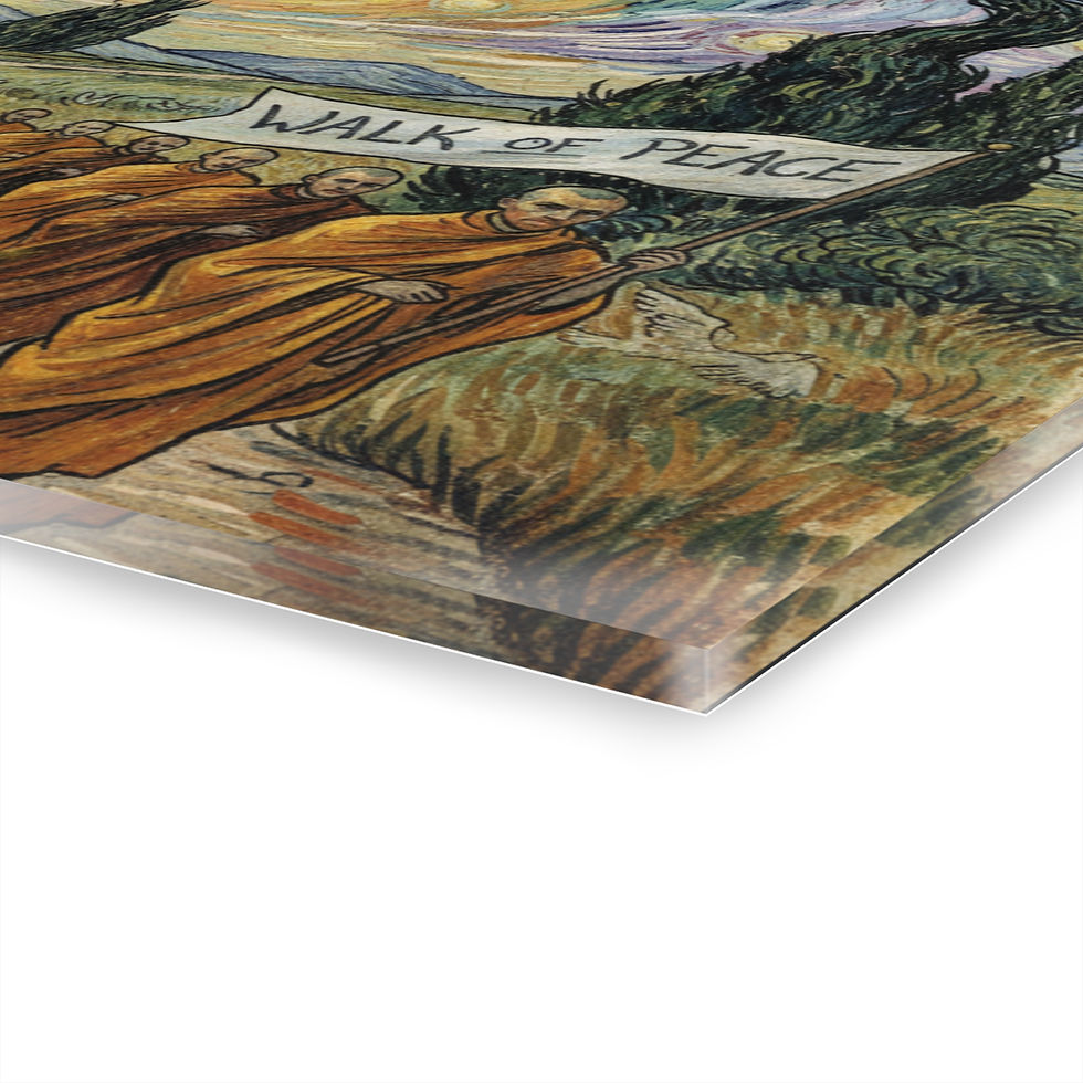 Thumbnail: Re-Imagination of Walk for Peace (French Cleat Hanging) 