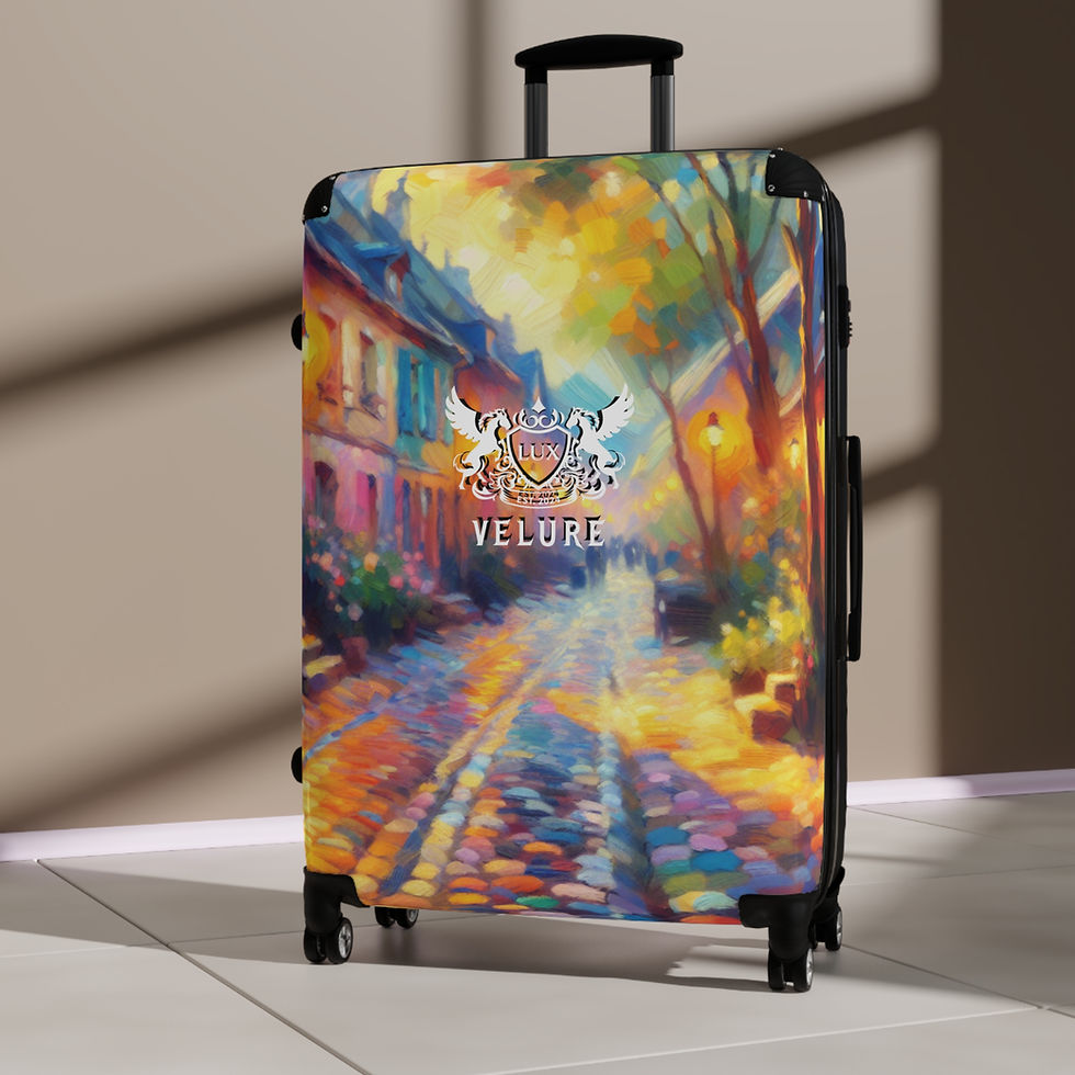 Thumbnail: Velure Water Paint Main Street Carry-On Suitcase